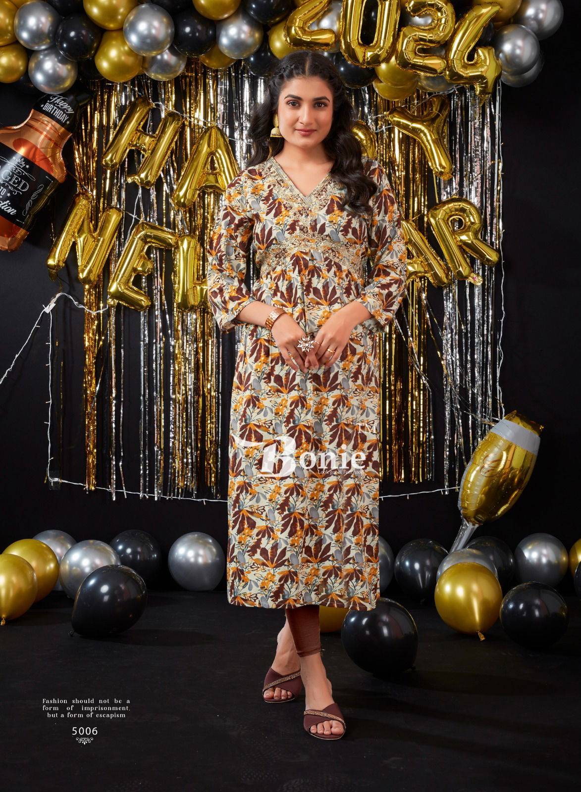 Shagun Vol 3 By Bonie Rayon Printed Alia Cut Kurtis Catalog
